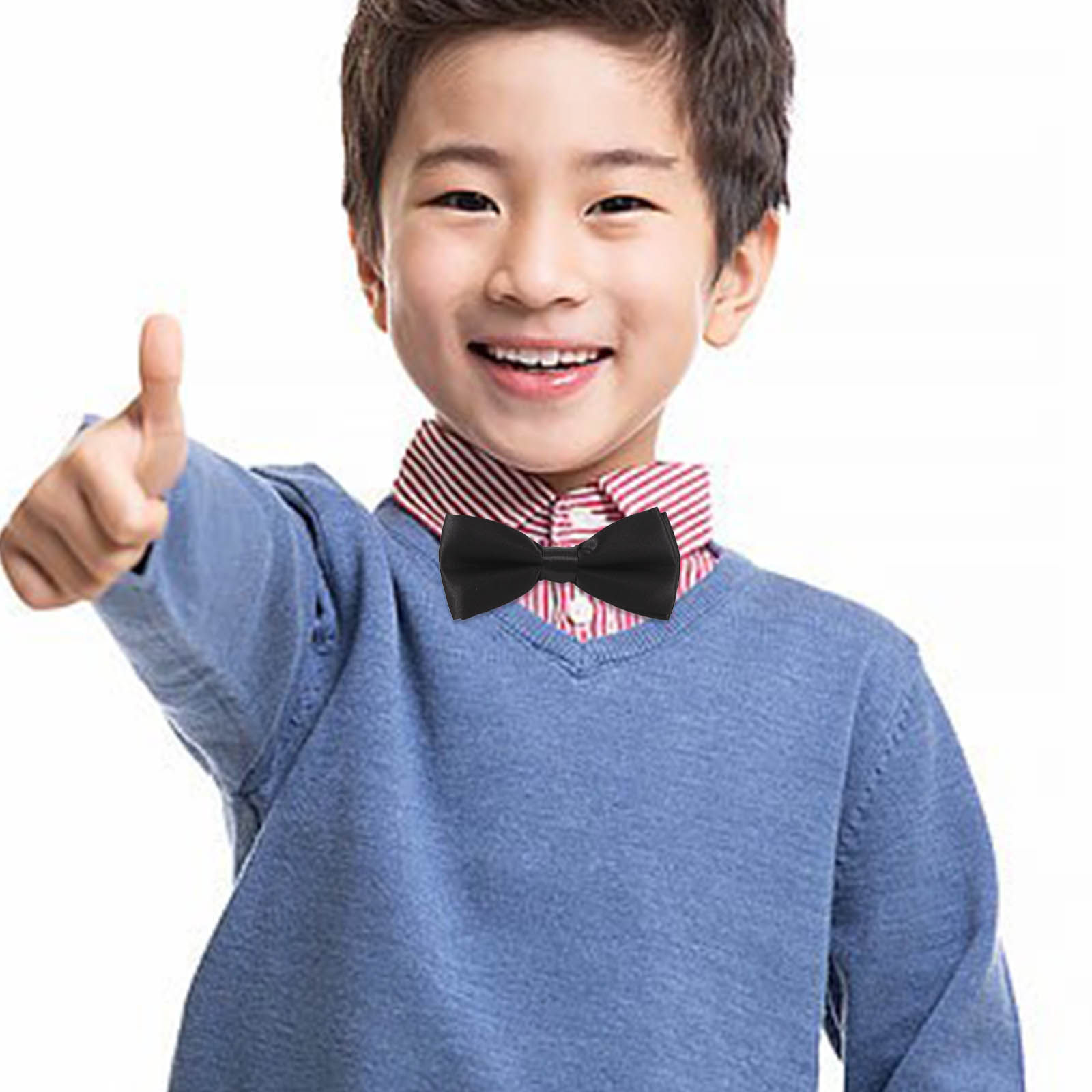 โบว์ไทสำเร็จรูปปรับได้สำหรับเด - Bow Tie Pre Tied บทวิจารณ์และราคา