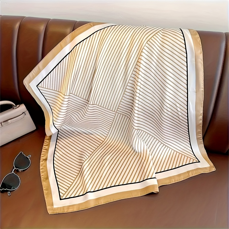 แบรนด์หรูผ้าไหมลาย Designer ผ้ - Scarf Silk Square บทวิจารณ์และราคา