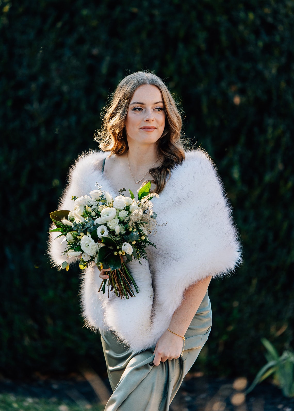 ขายร้อนลูกไม้ห่อผู้หญิง Shrug  - Stole Wedding Shawl บทวิจารณ์และราคา