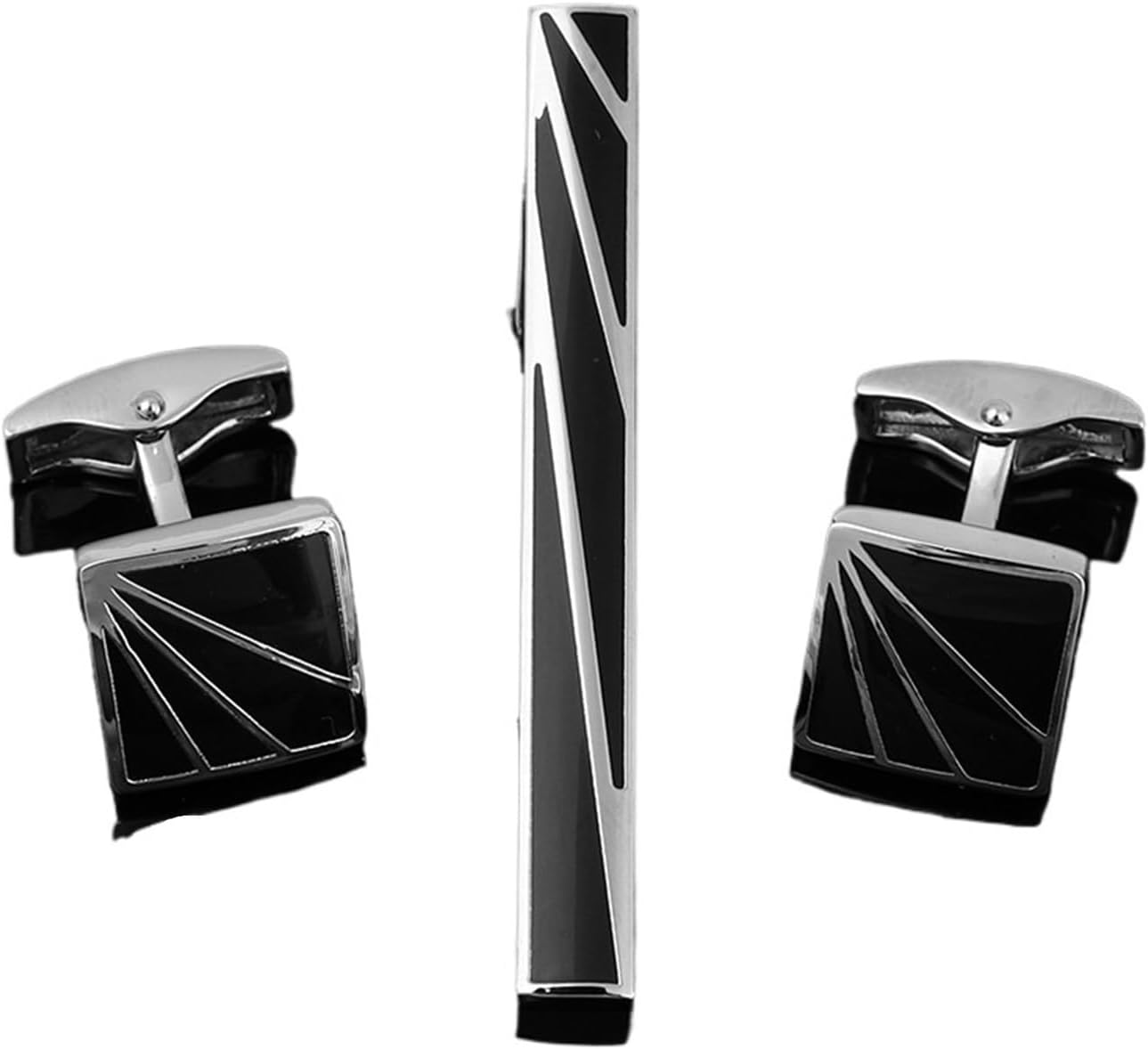 2 ชุด, ชุดเนคไทและกระดุมข้อมือ - Tie Bar Set Gift บทวิจารณ์และราคา