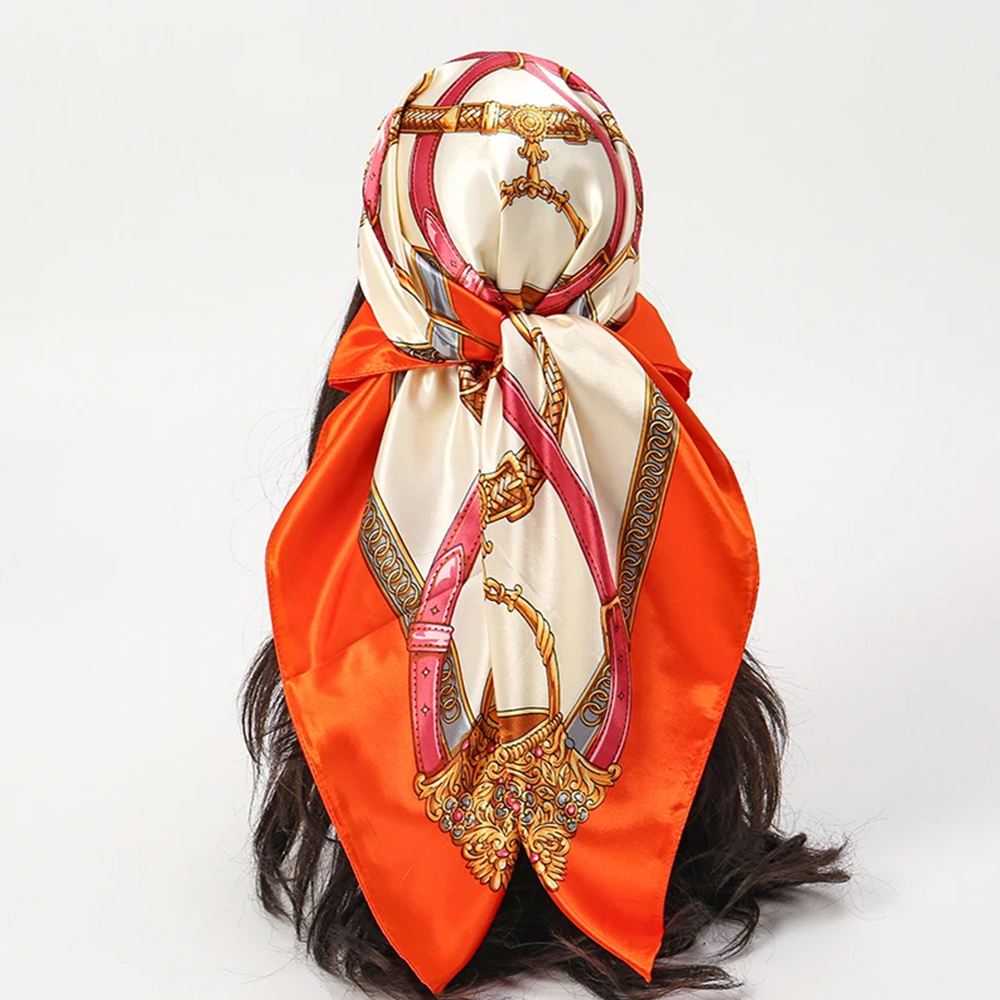 ผ้าพันคอแฟชั่น 90*90 ซม. สำหรั - Ascot Neck Scarf บทวิจารณ์และราคา