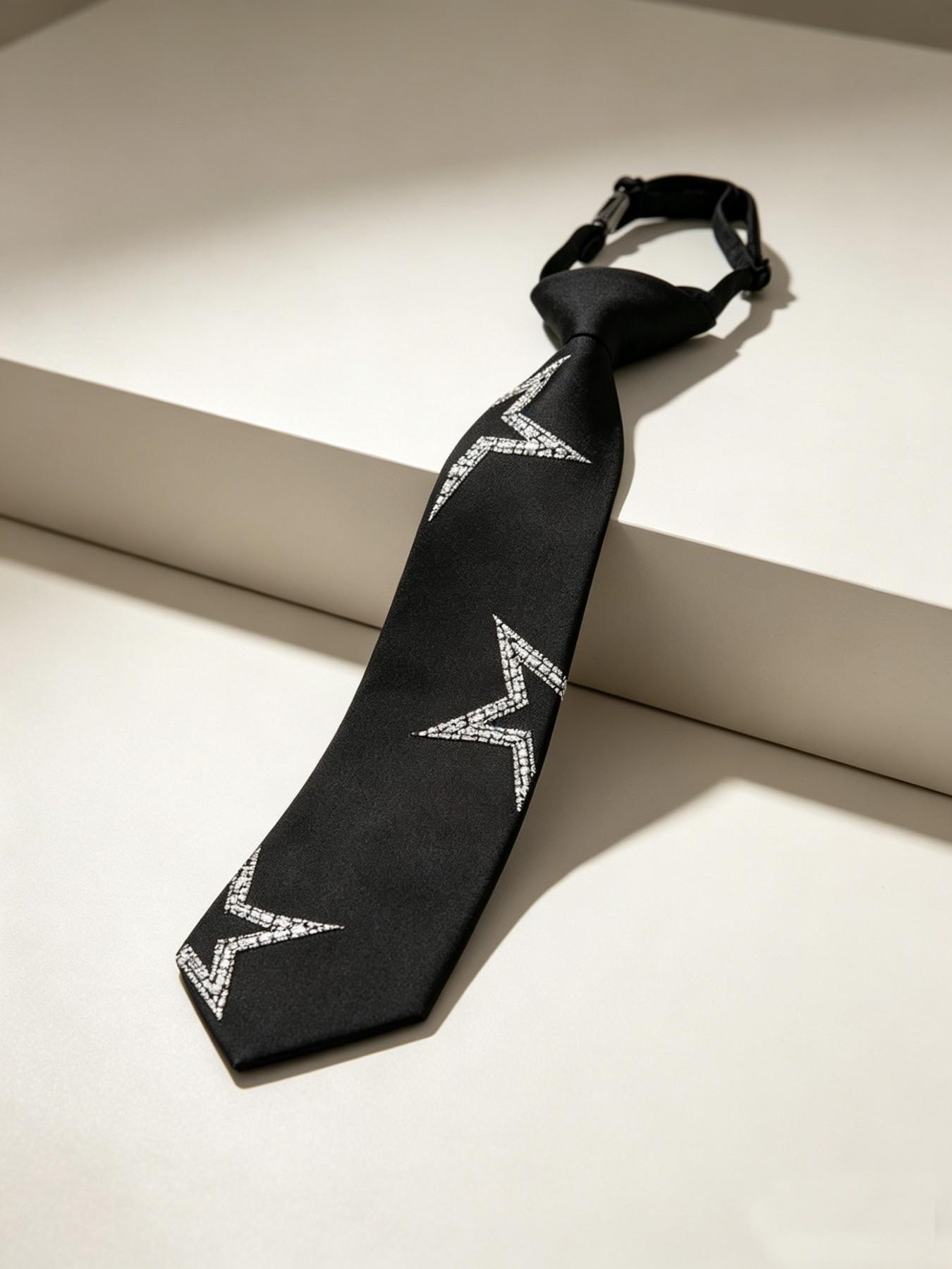 เนคไทโบว์ประดับเลื่อมรูปดาวแบบ - Bow Tie Pre Tied บทวิจารณ์และราคา