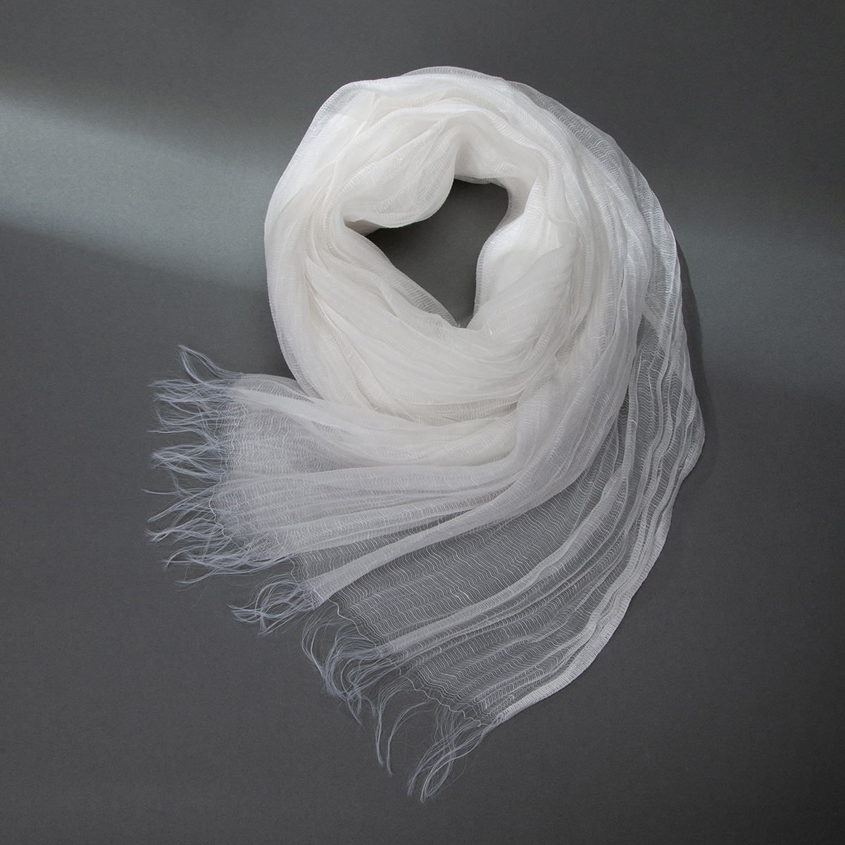 ผ้าพันคอออร์แกนซ่าสำหรับผู้หญิ - Ascot Neck Scarf บทวิจารณ์และราคา